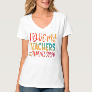 CAMISETA EU AMO MEUS PROFESSORES.