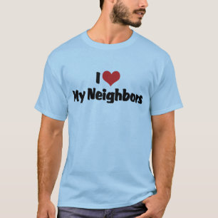Camiseta Eu Amo Meus Vizinhos