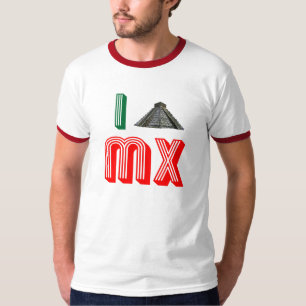 Camiseta Eu amo México