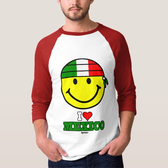 CAMISETA EU AMO MÉXICO (Frente)