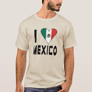 Camiseta Eu Amo México