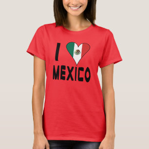 Camiseta Eu Amo México
