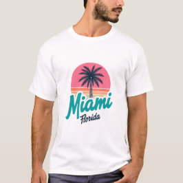 Camiseta eu amo miami florida
