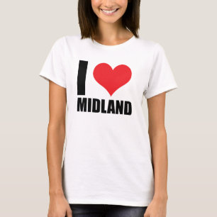 Camiseta Eu amo Midland