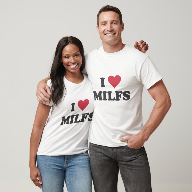 Camiseta Eu Amo Milfs (Unissex)