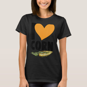Camiseta Eu Amo Milho Grain Kernel Milho Farmer Milho