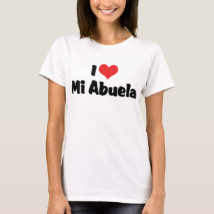 Camiseta Eu Amo Minha Avó