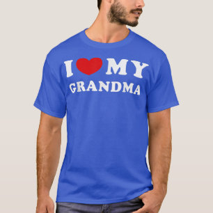 Camiseta Eu Amo Minha Avó, Eu Corto Minha Avó