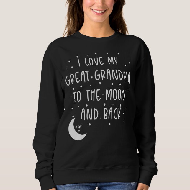 Camiseta Eu Amo Minha Avó Excelente À Lua E Volto Ao Newbo (Frente)