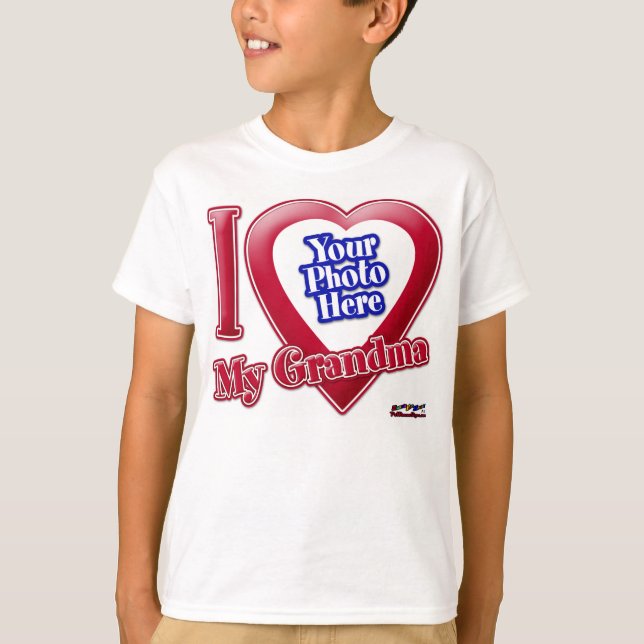 Camiseta Eu Amo Minha Avó - Foto (Frente)