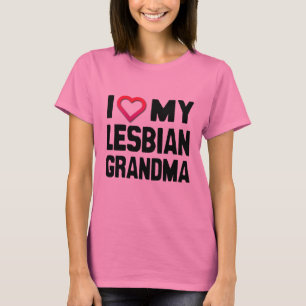 CAMISETA EU AMO MINHA AVÓ LESBIANA -