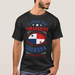 Camiseta Eu amo minha avó panamenha