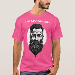 Camiseta Eu amo minha barba
