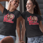 Camiseta Eu Amo Minha Bestida Foto Personalizada<br><div class="desc">Procurando um presente fofo para sua bestie? Este design de coração divertido pode ser personalizado com uma foto favorita.</div>