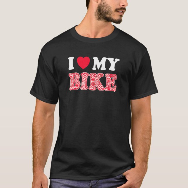 Camiseta Eu amo minha bicicleta (Frente)