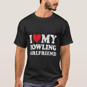 Camiseta Eu Amo Minha Boliche Namorada Engraçado Namorado V
