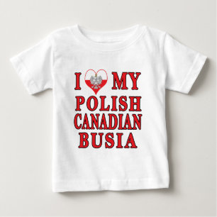 Camiseta Eu Amo Minha Busia Polonesa Canadiana