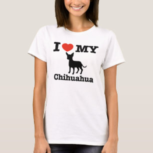 Camiseta Eu amo minha chihuahua