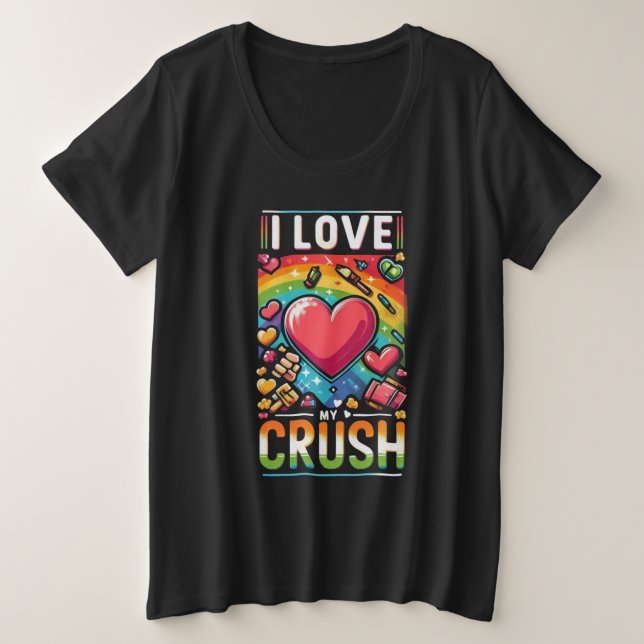 Camiseta Eu Amo Minha Esmagada (Frente do Design)