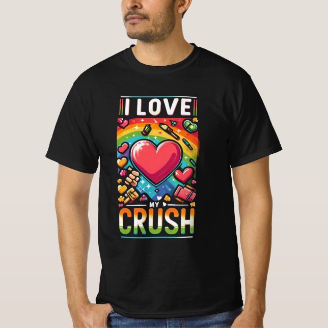 Camiseta Eu Amo Minha Esmagada (Frente)