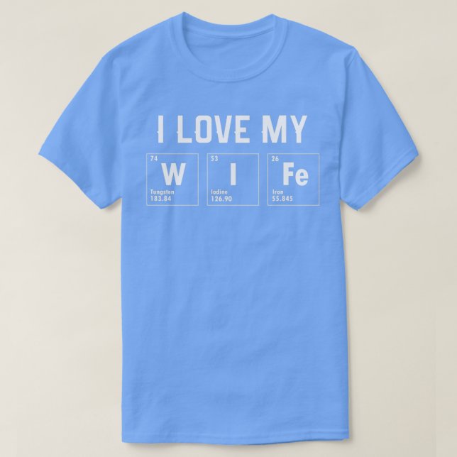 Camiseta Eu amo minha esposa (Frente do Design)