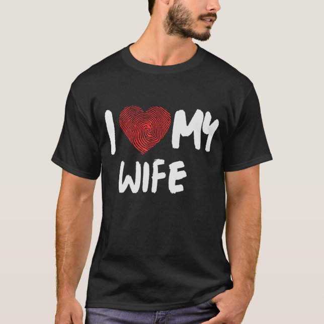Camiseta Eu amo minha esposa (Frente)