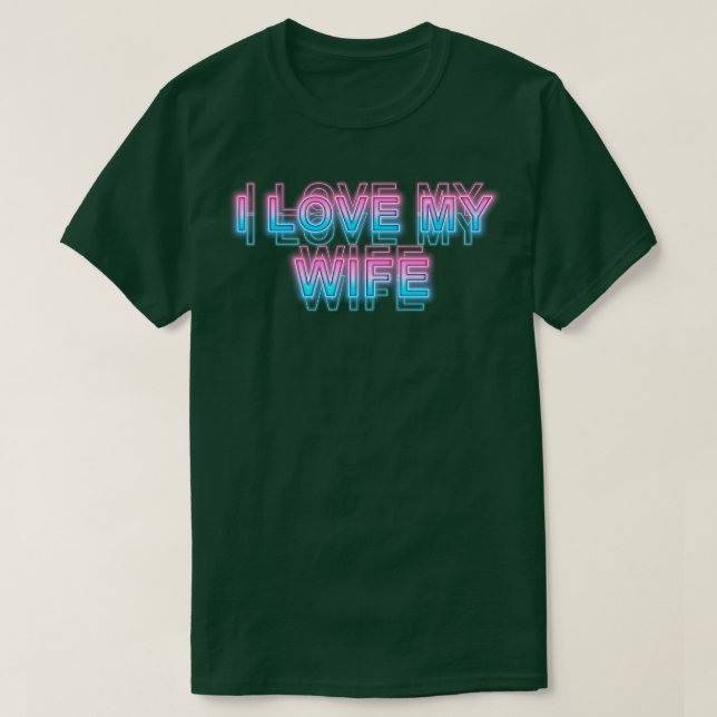 Camiseta Eu amo minha esposa (Frente do Design)