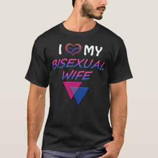Camiseta Eu Amo Minha Esposa Bissexual