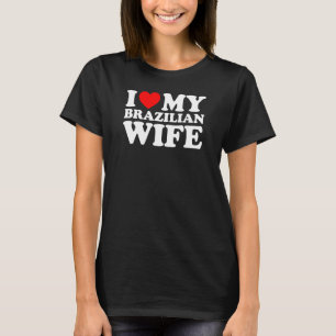Camiseta Eu Amo Minha Esposa Brasileira