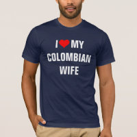 "Eu amo minha esposa colombiana"