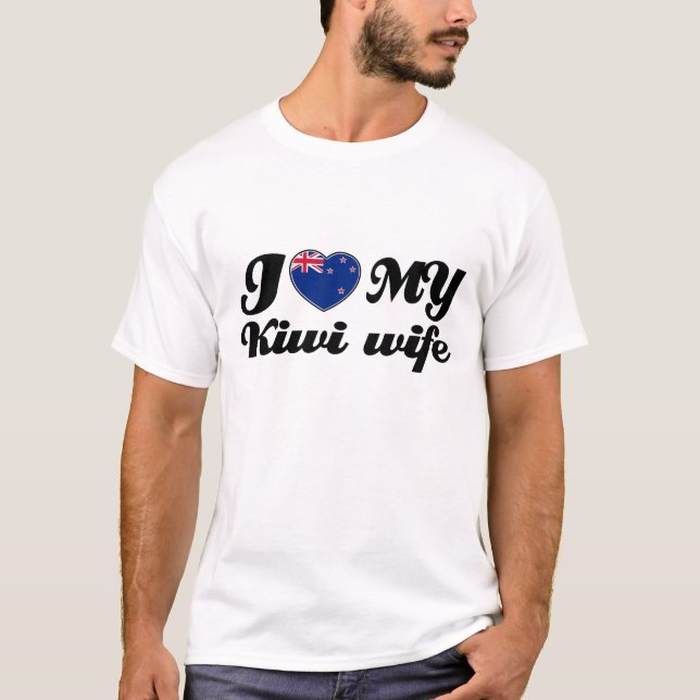 Camiseta Eu amo minha esposa do quivi (Frente)
