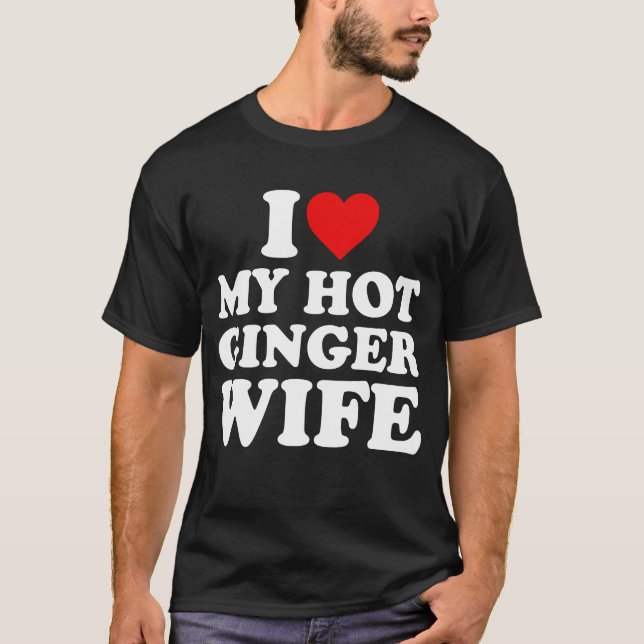 Camiseta Eu Amo Minha Esposa Ginger (Frente)