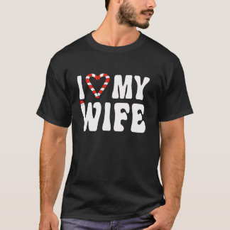 Camiseta Eu Amo Minha Esposa Groovy Casais Combinando P Nat