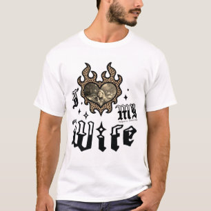 Camiseta Eu Amo Minha Esposa - Guepardo - DingusDesign