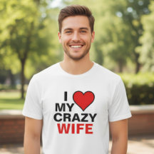 Eu Amo Minha Esposa Louca Coração Vermelho
