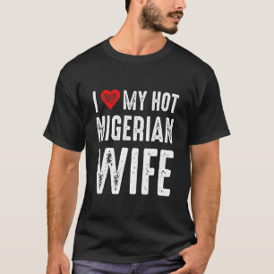 Camiseta Eu Amo Minha Esposa Níger Quente