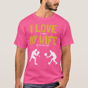 Camiseta Eu Amo Minha Esposa Padel Plataforma Tênis Paddleb