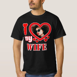 Camiseta Eu Amo Minha Esposa Personalizada