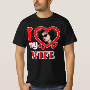 Camiseta Eu Amo Minha Esposa Personalizada