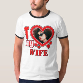 Camiseta Eu Amo Minha Esposa Personalizada