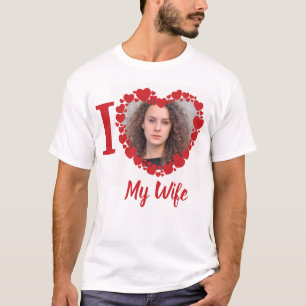 Camiseta Eu Amo Minha Esposa Personalizada