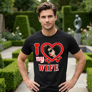 Camiseta Eu Amo Minha Esposa Personalizado