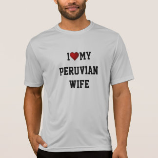 Camiseta Eu Amo Minha Esposa Peruana