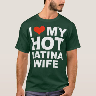 Camiseta Eu Amo Minha Esposa Quente de Latina Casamento Mar