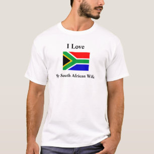 Camiseta Eu Amo Minha Esposa Sul-Africana