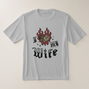 Camiseta Eu Amo Minha Esposa - Vermelho - DingusDesign