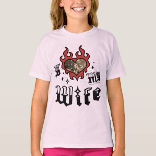 Camiseta Eu Amo Minha Esposa - Vermelho - DingusDesign