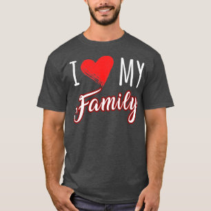 Camiseta Eu amo minha família
