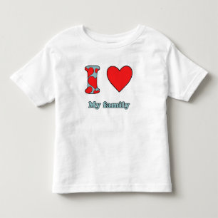 Camiseta Eu amo minha família