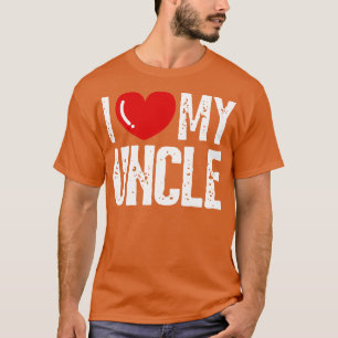 Camiseta Eu amo minha família de tio Design